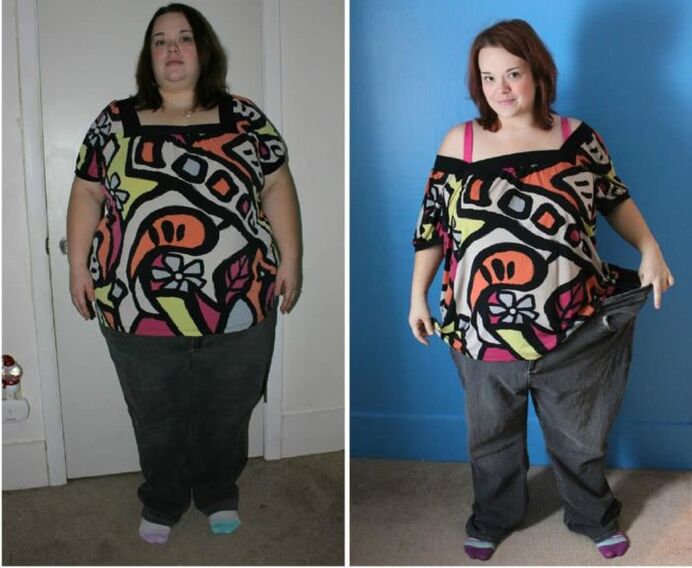 prieš ir po grikių dietos laikymosi 1 nuotrauka