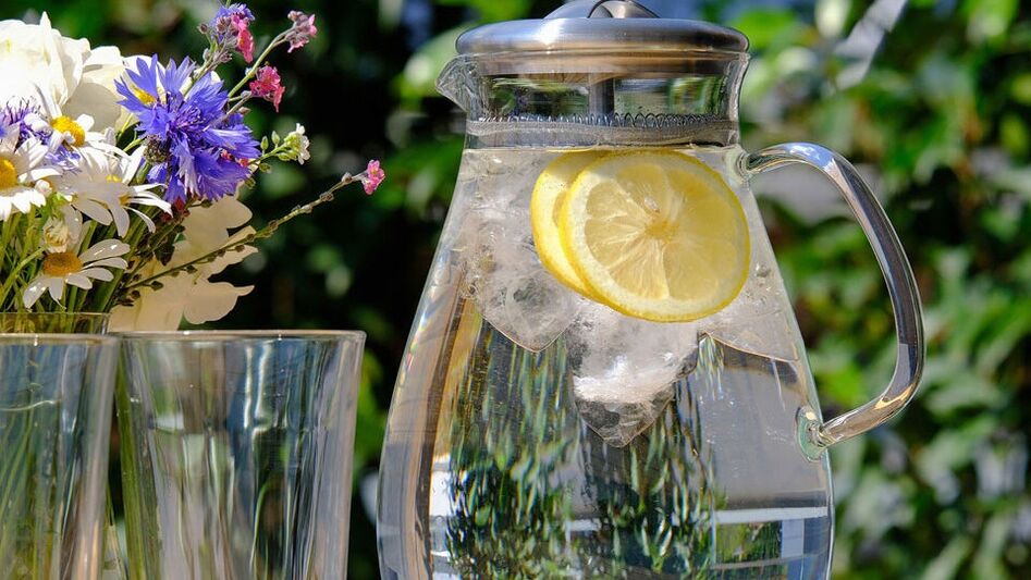 vanduo su citrina pagal dietą